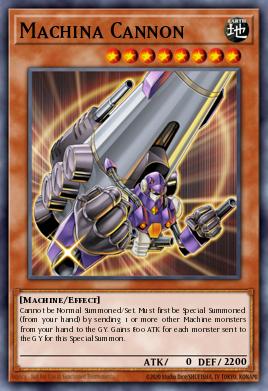 Machina Cannon Yu-Gi-Oh card