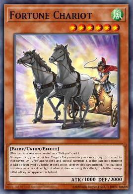 Fortune Chariot Yu-Gi-Oh card