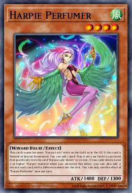 Harpie Perfumer Yu-Gi-Oh card