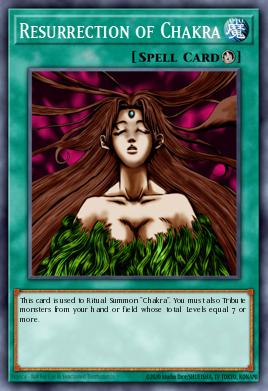 Resurrection of Chakra Yu-Gi-Oh card