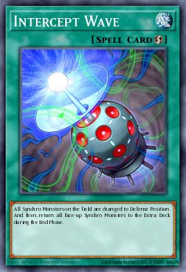 Intercept Wave Yu-Gi-Oh card