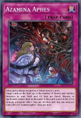 Azamina Aphes Yu-Gi-Oh card