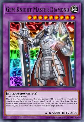 Gem-Knight Master Diamond Yu-Gi-Oh card
