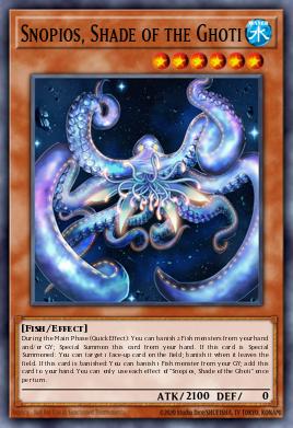Snopios, Shade of the Ghoti Yu-Gi-Oh card