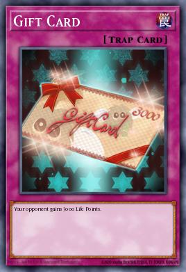 Gift Card Yu-Gi-Oh card