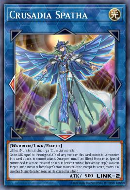 Crusadia Spatha Yu-Gi-Oh card