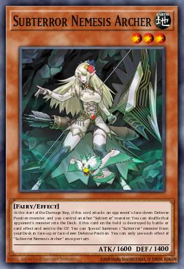 Subterror Nemesis Archer Yu-Gi-Oh card