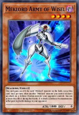 Meklord Army of Wisel Yu-Gi-Oh card