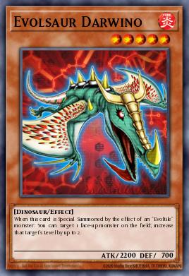 Evolsaur Darwino Yu-Gi-Oh card