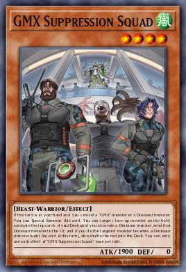 GMX Suppression Squad Yu-Gi-Oh card