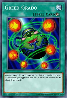 Greed Grado Yu-Gi-Oh card