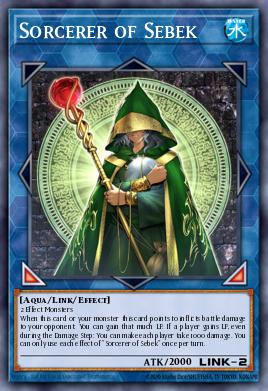 Sorcerer of Sebek Yu-Gi-Oh card