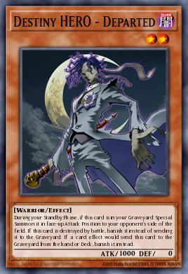 Destiny HERO - Departed Yu-Gi-Oh card