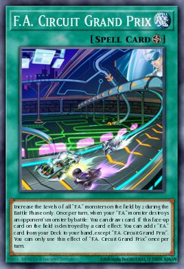 F.A. Circuit Grand Prix Yu-Gi-Oh card