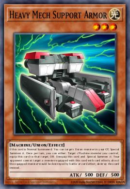 Heavy Mech Support Armor Yu-Gi-Oh card