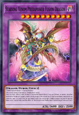 Starving Venom Predapower Fusion Dragon Yu-Gi-Oh card