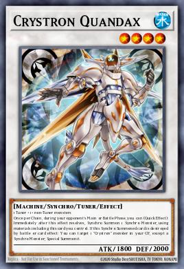 Crystron Quandax Yu-Gi-Oh card