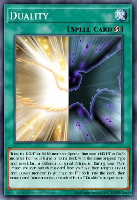 Duality Yu-Gi-Oh card