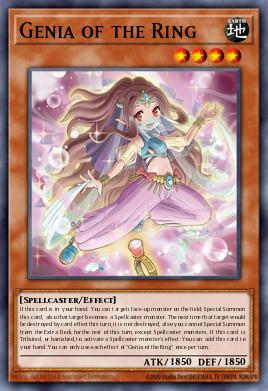 Genia of the Ring Yu-Gi-Oh card