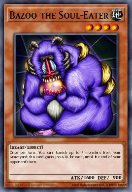 Bazoo the Soul-Eater Yu-Gi-Oh card