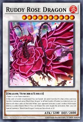 Ruddy Rose Dragon Yu-Gi-Oh card