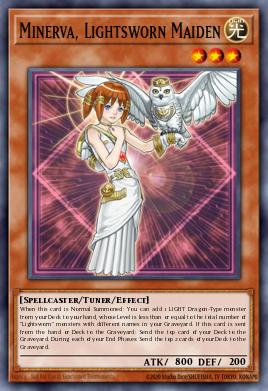Minerva, Lightsworn Maiden Yu-Gi-Oh card