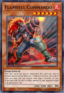 Flamvell Commando Yu-Gi-Oh card