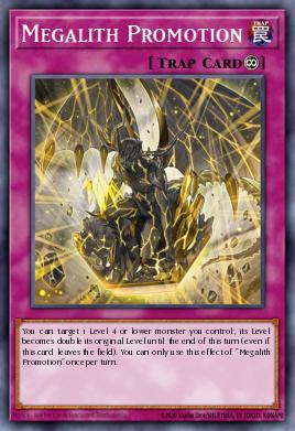 Megalith Promotion Yu-Gi-Oh card