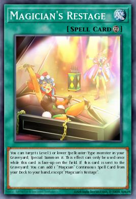 Magician's Restage Yu-Gi-Oh card
