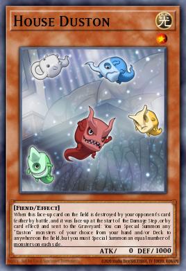 House Duston Yu-Gi-Oh card