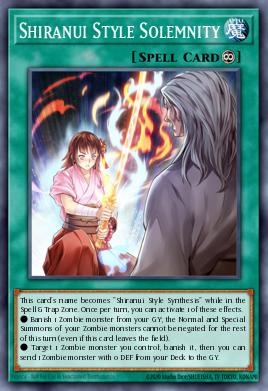 Shiranui Style Solemnity Yu-Gi-Oh card