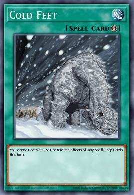 Cold Feet Yu-Gi-Oh card