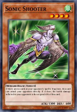 Sonic Shooter Yu-Gi-Oh card