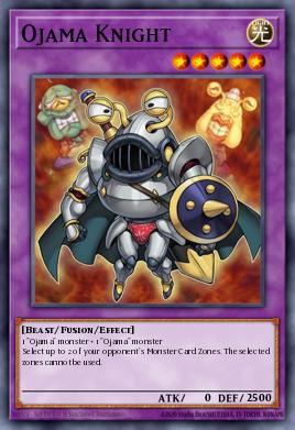Ojama Knight Yu-Gi-Oh card