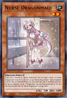Nurse Dragonmaid Yu-Gi-Oh card