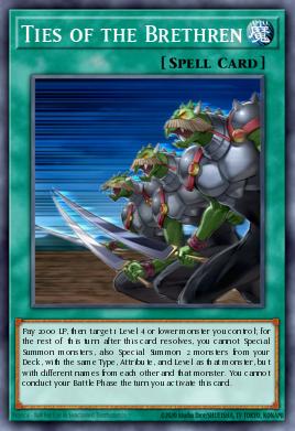 Ties of the Brethren Yu-Gi-Oh card