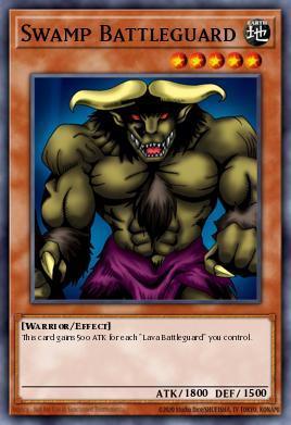 Swamp Battleguard Yu-Gi-Oh card