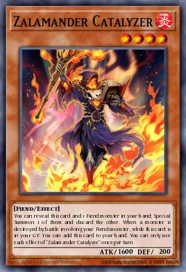 Zalamander Catalyzer Yu-Gi-Oh card