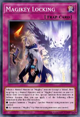 Magikey Locking Yu-Gi-Oh card