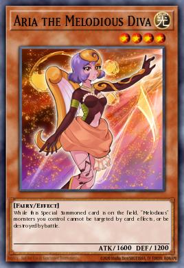 Aria the Melodious Diva Yu-Gi-Oh card