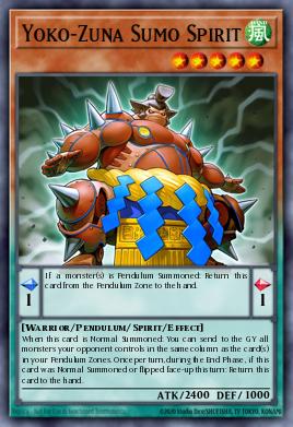 Yoko-Zuna Sumo Spirit Yu-Gi-Oh card