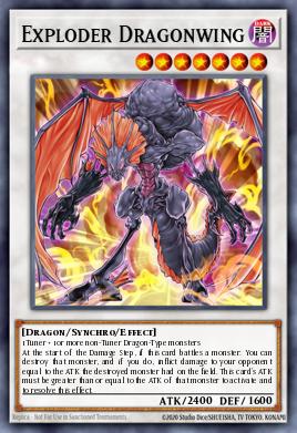 Exploder Dragonwing Yu-Gi-Oh card