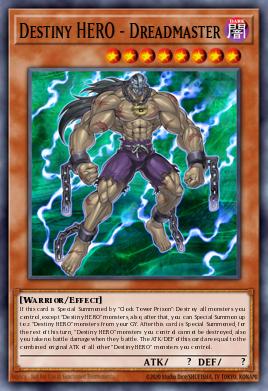 Destiny HERO - Dreadmaster Yu-Gi-Oh card