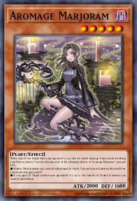 Aromage Marjoram Yu-Gi-Oh card