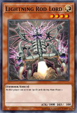 Lightning Rod Lord Yu-Gi-Oh card