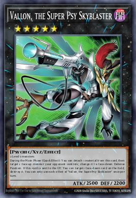 Vallon, the Super Psy Skyblaster Yu-Gi-Oh card