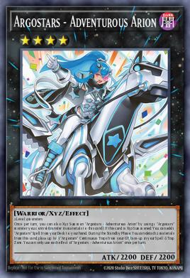 Argostars - Adventurous Arion Yu-Gi-Oh card