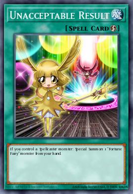 Unacceptable Result Yu-Gi-Oh card