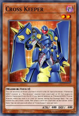 Cross Keeper Yu-Gi-Oh card
