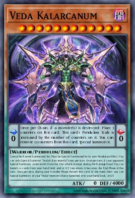 Veda Kalarcanum Yu-Gi-Oh card